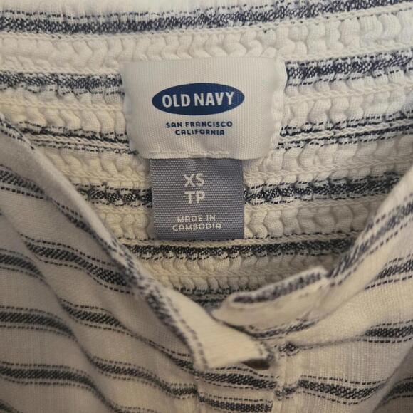 Old Navy Womens XS Striped Button Front Sundress Smocked Back Summer Dress - Picture 4 of 4